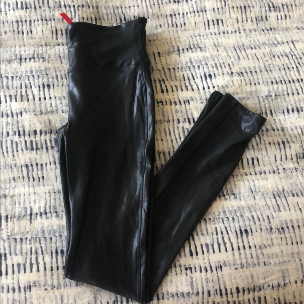 Spanx Faux Leather Leggings